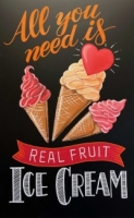 Ice Cream A-Board